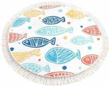 Vannitoa vaip Foutastic Fish DJT, 100 cm, värviline