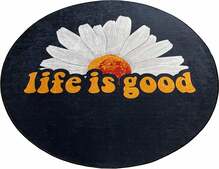 Vannitoa põrandamatt Foutastic Life Is Good Djt, 100 cm