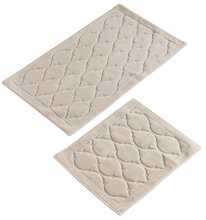 Vannitoavaipade komplekt Foutastic Dante 351ALS2141, 100 x 60 cm, beež, 2 tk