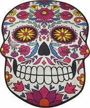 Vannitoa matt Foutastic Skull, 100 x 80 cm, mitmevärviline