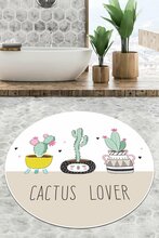 Vannitoa vaip Foutastic Rožinė Cactus Djt, 160 cm, roosa