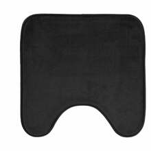 WC vaip Douceur Vitamine, 45 x 45 cm, must