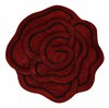 Vannimatt Foutastic Big Rose, 359CHL1203, 90 x 90 cm, must/punane