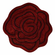 Vannimatt Foutastic Big Rose, 359CHL1203, 90 x 90 cm, must/punane