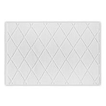 Vannitoa põrandamatt Foutastic Diamond, 581CAN1533, 50 x 80 cm, valge