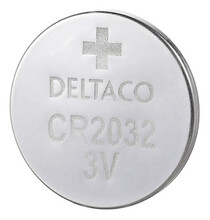 Patarei DELTACO CR2032, 3V, 1 tk