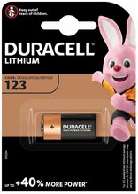 Patarei Duracell CR123A (DL123A), 3V, 1500 mAh, 1 tk