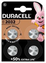 Patarei Duracell CR2032, 3V, 4 tk