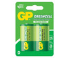 Patareid GP Greencell D/R20, 1.5V, 2 tk