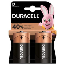 Patareid Duracell D/LR20, 1.5V, 2 tk