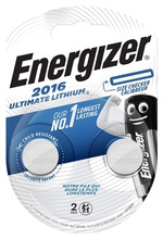 Patarei Energizer CR2016, 3V, 2 tk