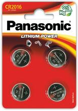 Patareid Panasonic CR2016EL/4B, CR2016, 3V, 4 tk