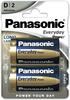 Patareid Panasonic Everyday Power LR20EPS/2B, 2 tk
