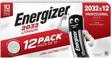 Patarei Energizer CR2032, 3V, 12 tk