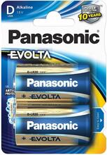 Patareid Panasonic Evolta LR20EGE/2BP, D, 1.5V, 2 tk