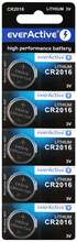 Patareid Everactive CR2016-5BB, 3V, 5 tk