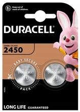 Patarei Duracell CR2450, 3V, liitium, 2 tk