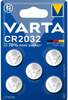 Patareid Varta CR2032, 3V, 5 tk, liitium