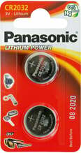 Patareid Panasonic CR2032, 3V, 2 tk