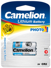 Patarei Camelion CR2-BP1R CR2, 850 mAh, Lithium, 1 tk