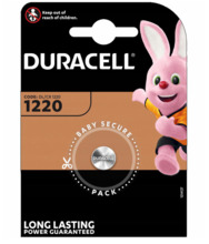 Patarei Duracell CR1220 DL1220, 3V liitium