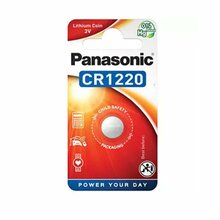 Panasonic CR1220, 3V, liitium-nööpelement, 1 tk