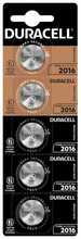 Patarei Duracell CR2016 (DL2016), 3V, 5 tk