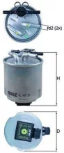Kütusefilter Knecht KL440/39