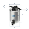 Kütusefilter UFI 24.020.01