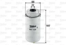Kütusefilter Valeo 587739