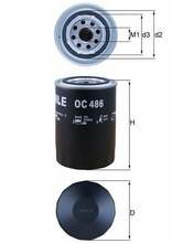Õlifilter Mahle OC486