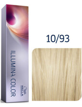 Püsiv juuksevärv Wella Illumina Color 10/93 Lightest Cendre Gold Blonde, 60 ml