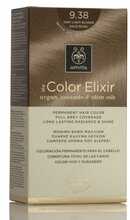 Püsiv juuksevärv Apivita My Color Elixir 9.38 Very Light Blonde Gold Pearl