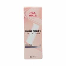 Juuksevärv Wella Professionals Shinefinity Zero Lift Glaze 07/81 Smoky Opal, 60 ml