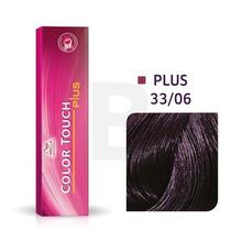 Professionaalne juuksevärv Wella Professionals Color Touch Plus 33/06 Dark Brown/Natural Violet, 60 ml