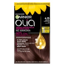 Püsijuuksevärv ilma ammoniaagita Garnier Olia 4.15 Frozen Chocolate