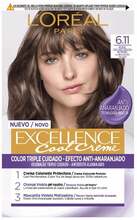 Permanentsed juuksevärvid L'Oreal Excellence Cool Creme 6.11 Ash Dark Blonde