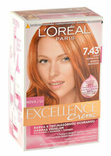 Juuksevärv L'Oreal Paris Excellence Creme 7.43 Blonde Copper, 48 ml