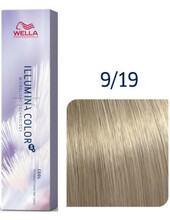 Professionaalsed juuksevärvid Wella Professionals Illumina Color 9.19 Very Light Blonde Ash Cendre, 60 ml
