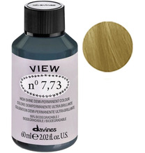 Poolpüsiv juuksevärv Davines View 7.73, 60 ml