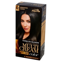 Juuksevärv Joanna Multi Cream Color 42 Ebony Black, 100 ml