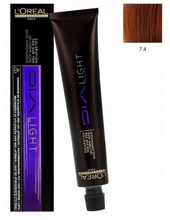Juuksevärv L'Oreal Professionnel Dia Light 7.4 Auburn Blonde, 50 ml
