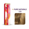 Poolpüsiv juuksevärv Wella Professionals Color Touch 7/0 Medium Blonde, 60 ml