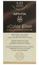 Püsivärv Apivita My Color Elixir 5.03 Light Brown Natural Gold