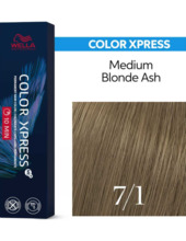 Püsivärv Wella Professionals Color Xpress Me+ 7/1 Medium Blonde Ash, 60 ml