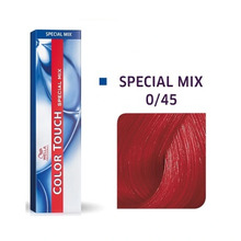 Poolpüsiv juuksevärv Wella Color Touch 0/45 Red Mahogany, 60 ml