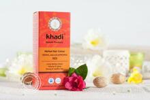 Taimne juuksevärv Khadi Henna, Amla ja Jatropha (roosakaspruun), 100 g
