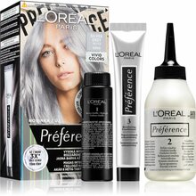 Juuksevärv L'Oreal Preference Vivid Colors 10.112 Silver Grey, 60 ml