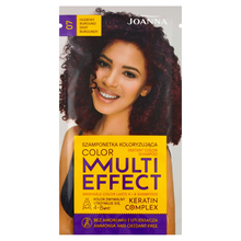 Tooniv juuksešampoon Joanna Multi Effect 07 Deep Burgundy, 35 g