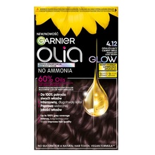 Püsijuuksevärv Garnier Olia 4.12 Irisdescent Dark Brown, ammoniaagivaba
